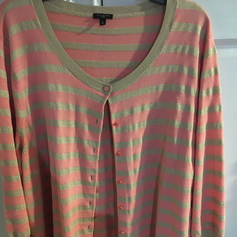 Talbots buttoned sweater